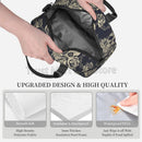 Axyaa Skull Rose Insulated Lunch Bag with Adjustable Strap