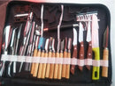 Axya 80-Piece Chef Carving Knife Set for Fruit & Vegetable Artistry