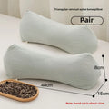 Axyaa Striped Buckwheat Pillow with Full Hull Filling for Cervical Spine Support