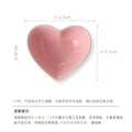 Axyaa Love Heart Ceramic Plate Breakfast Bowl Set Kitchenware