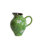 Axyaa Chinese Watercolor Graffiti Flower Vase | Handmade Retro Decorative Earthenware Jar