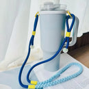 Axyaa Cup Sleeve Holder for Starbucks Tumbler - Portable Lanyard Strap Holder