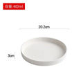 Axyaa Frosted Ceramic Service Plate Set - Restaurant Tableware for Dining and Entertaining