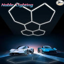 Axyaa Honeycomb LED Ceiling Light: Stylish Illumination for Garage, Showroom, and Workshop