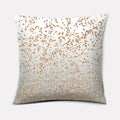 Rose Gold Patterned Digital Print Pillow Covers for Sofa, Bedroom, Car by Axyaa