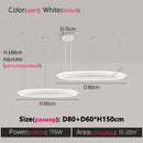 Axyaa LED Chandelier Modern Restaurant Living Room Bedroom Dining Lamp