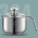 Axya 304 Stainless Steel Mini Milk Pot Set - 14/16cm Thickened Soup & Noodle Pots