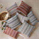 Chenille Striped Pillowcase Cojines by Axyaa for Light Luxury Decor in Living Room