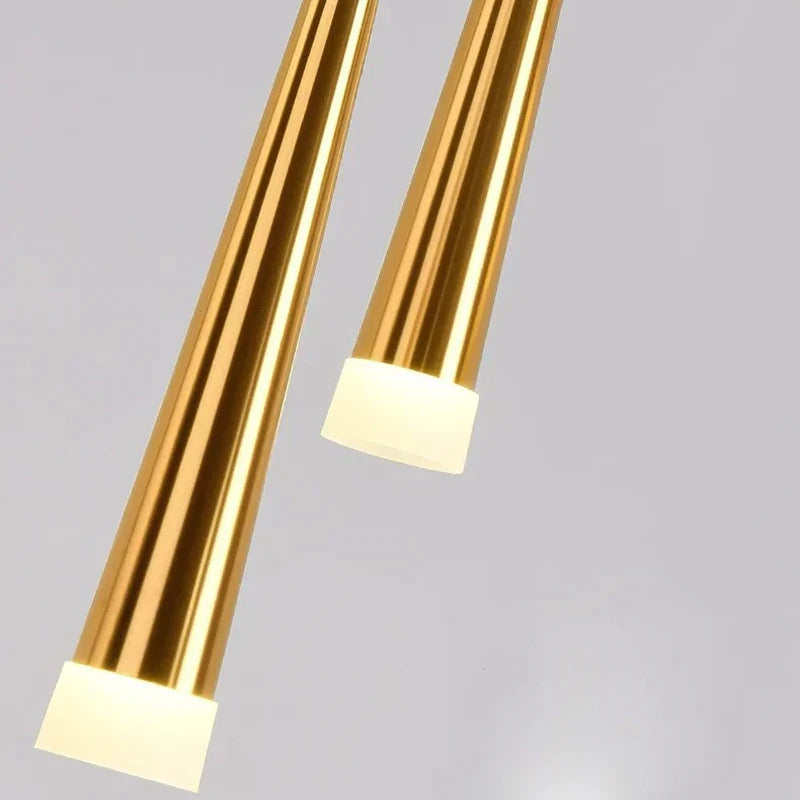 Axyaa Staircase Chandeliers Pendant Light Lamps Modern Home Decor LED Lights