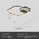 Axyaa Luxe Pendant Light Set - Living Room, Bedroom, and Dining Room Minimalist Lighting