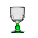 Axyaa Vintage Ripple Wine Glass Low Leg Cocktail Cup for Home Bar