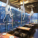 Axyaa Retro Monkey Chandelier LED Table Lamp for Restaurant Coffee Shop