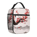 Axyaa Sakura Cherry Blossoms Insulated Lunch Bag for Work & Picnic