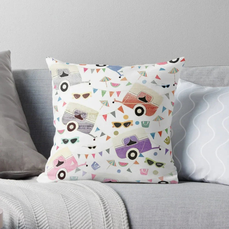 Cute Animal Print Pillowcase by Axyaa for Bedroom & Living Room