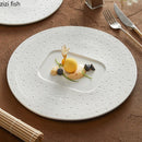 Axya Ceramic Dinner Plate Set Steak Dessert Snack Pasta Restaurant Tableware