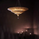 Axyaa Thai Umbrella Pendant Light | Wabi Sabi Style Restaurant Decor
