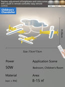 Axyaa Kids Airplane Wood Ceiling Lamp