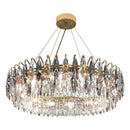 Axyaa Crystal Light Luxury Chandelier for Living Room, Dining Room, and Bedroom
