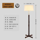 Axyaa Wabi-sabi Solid Wood Floor Lamp LED E27 Zen Art Decor Corner Stand Lighting