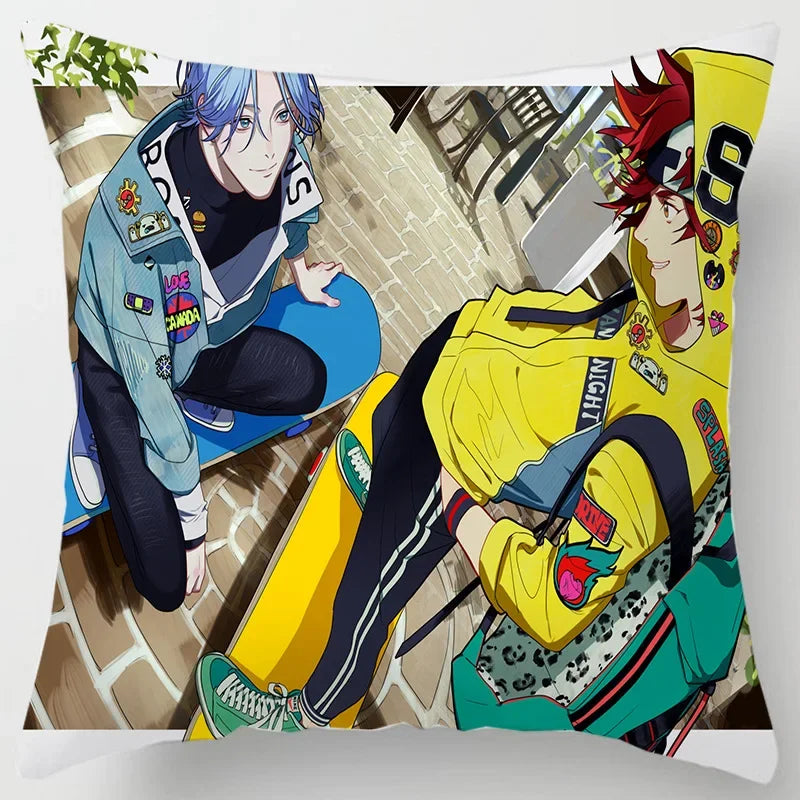 Axyaa SK8 Reki Kyan Miya Langa Pillow Case - Home Decor Cartoon Throw Pillowcases