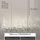 Axyaa Crystal Pendant Lamp: Elegant Bubble LED Chandelier for Home, Restaurant, Living Room, Bedroom