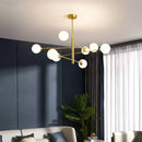 Nordic Pendant Light Modern Glass Hanging Lamp Minimalist Chandelier for Home Decor Axyaa