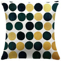 Axyaa Polka Dots Pattern Throw Pillow Cover - Sofa, Bedroom, Car Decor