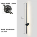 Axyaa 360° Rotatable Dimmable LED Wall Lights with Touch Screen Control