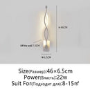Axyaa Modern Minimalist LED Wall Lamps for Bedroom and Living Room