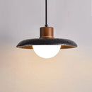 Axyaa Black Hole Stone Flying Saucer Pendant Light