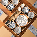 Axyaa Japanese Style Ceramic Noodle Bowl Set - Hand-painted Tableware Collection