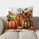 Autumn Maple Leaves Decorative Pillow Cover by Axyaa - Sofa, Bedroom, Car
