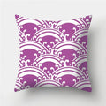 Axyaa Geometric Pattern Polyester Cushion Cover for Sofa Decor or Throw Pillow