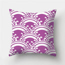 Axyaa Geometric Pattern Polyester Cushion Cover for Sofa Decor or Throw Pillow