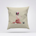 Axyaa Geisha Memoirs Decorative Cushion Cover 45x45 - Luxury Pillowcase for Home Decor