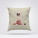 Axyaa Geisha Memoirs Decorative Cushion Cover 45x45 - Luxury Pillowcase for Home Decor