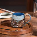 Axyaa Coarse Pottery Retro Shaped Ceramic Mug - High Aesthetic Household Cup