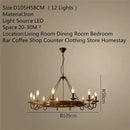 Axyaa Vintage Chandelier Restaurant Personalized Clothing Private Rooms Industrial Living Room Lighting