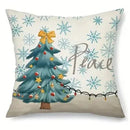 Axyaa Christmas Pillows Set - Festive Cushion Covers for Sofa, Bedroom, Car