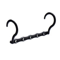 Axyaa 5-Hole Folding Hanger: Space-saving, Multifunctional, Windproof - Ideal for Apartments, Dorms, Families