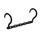 Axyaa 5-Hole Folding Hanger: Space-saving, Multifunctional, Windproof - Ideal for Apartments, Dorms, Families