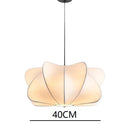 Axyaa Silk Flannel Pendant Chandelier - Wabi Sabi Living Room Ceiling Lamp