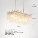 Axyaa Gold Crystal Chandelier Ceiling Lamp Modern Living Room Bedroom Decor