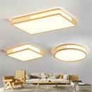 Axyaa Japanese Style Wood Ceiling Lamp - Modern Living Room Bedroom Lighting