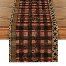 Axyaa Wood Grain Table Runner: Farmhouse Dining Decor for Holiday Parties & Home Tables