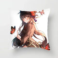 Axyaa Hu Tao Square Cushion Pillow - Cosplay Anime Pillowcase Gift