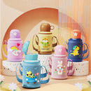 Axyaa Kids Cartoon Water Bottle - Stainless Steel Vacuum Flask