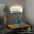 Axyaa LED Wall Lamp with Adjustable Angle and USB Charging Port