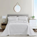 Axyaa Luxury Oversized Cotton Bedspread King Size, Real Stitching, Quilted Cover