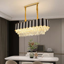 Axyaa Crystal Chandelier Pendant Light for Living Room Bedroom Ceiling Lighting
